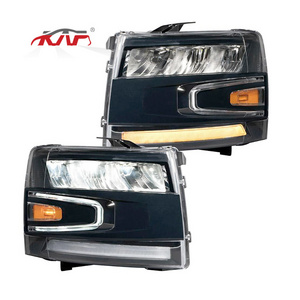 Full LED Headlights Car Head Light Front Lamp headlight For Chevrolet Silverado 1500 HD 2500HD 3500HD 2007 2008-2012 2013