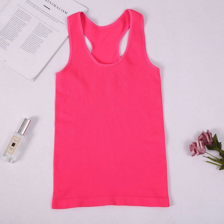 0.79 Dollar Model XSY004 Size Free Women's Sleeveless Polyester Custom Women Tank Top With Many Colors