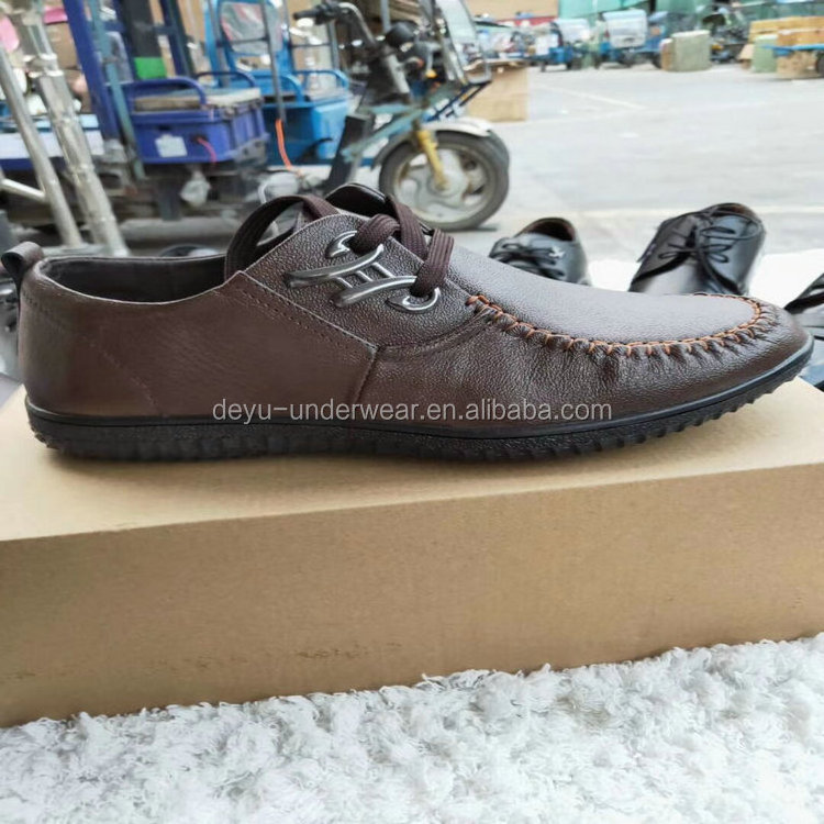 4.5 Dollars XL48-007 Series Size 38-44 Wholesale Stock Ready Mix Styles Mix Size PU men's dress shoes