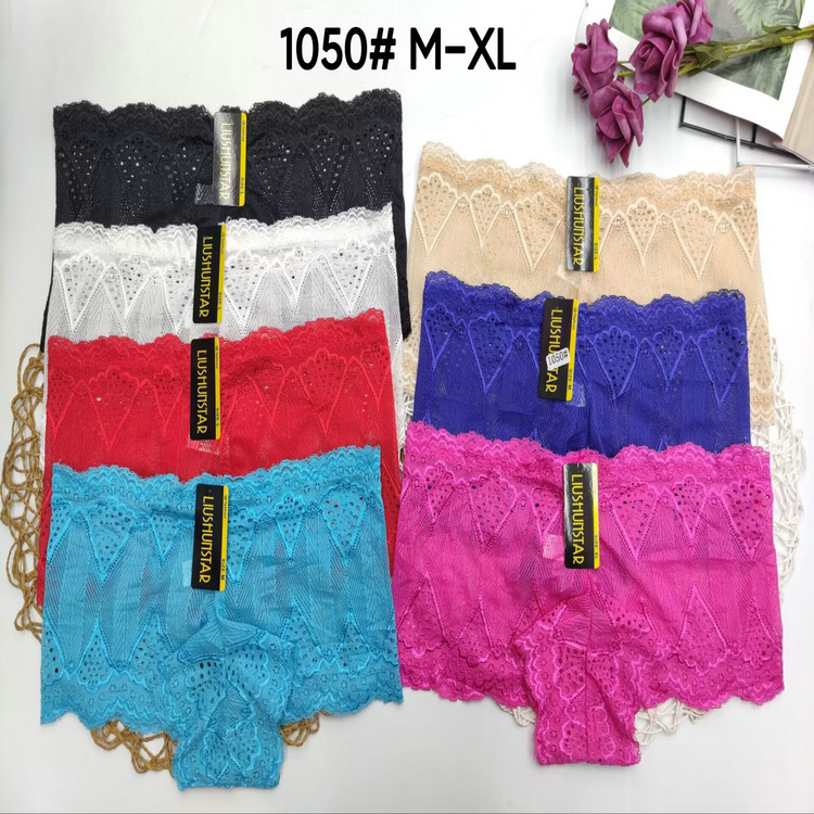 0.34 Dollar Model LAS051 Waist M-XL Ready Ship Transparent Lace Teen Girl Underwear With All Colors