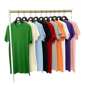 1 Dollar Model FYK051 Outdoor Men Basic Oversized Plain T Shirt Men Summer Clothes With Different Colors