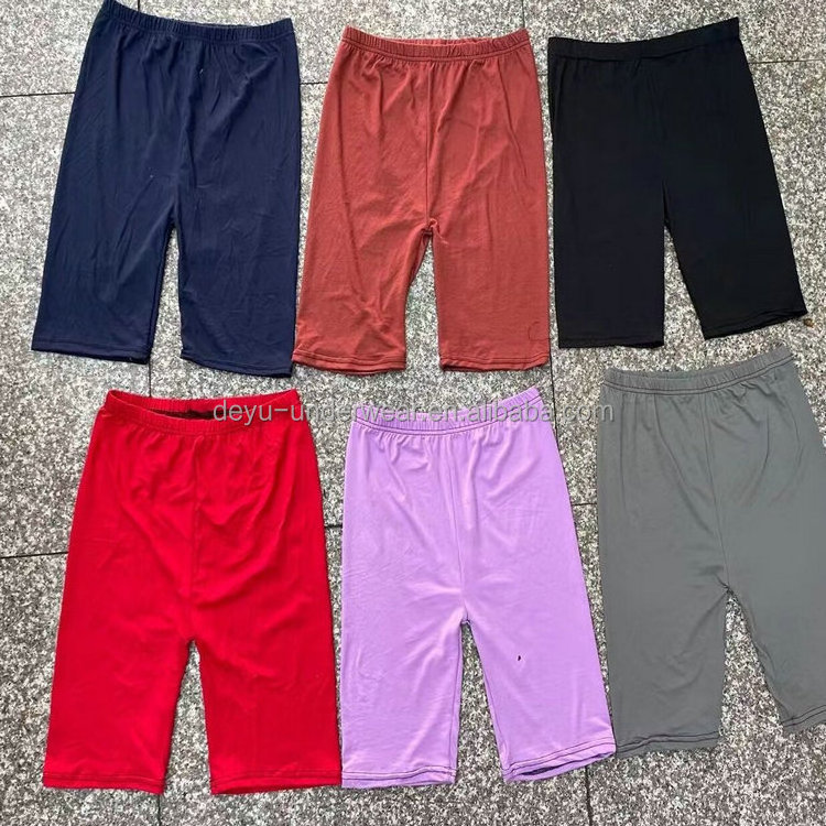 0.78 Dollars MLRS034  Women's Casual Elastic Waist Women Boxer Running Sweat Shorts With Many Colors