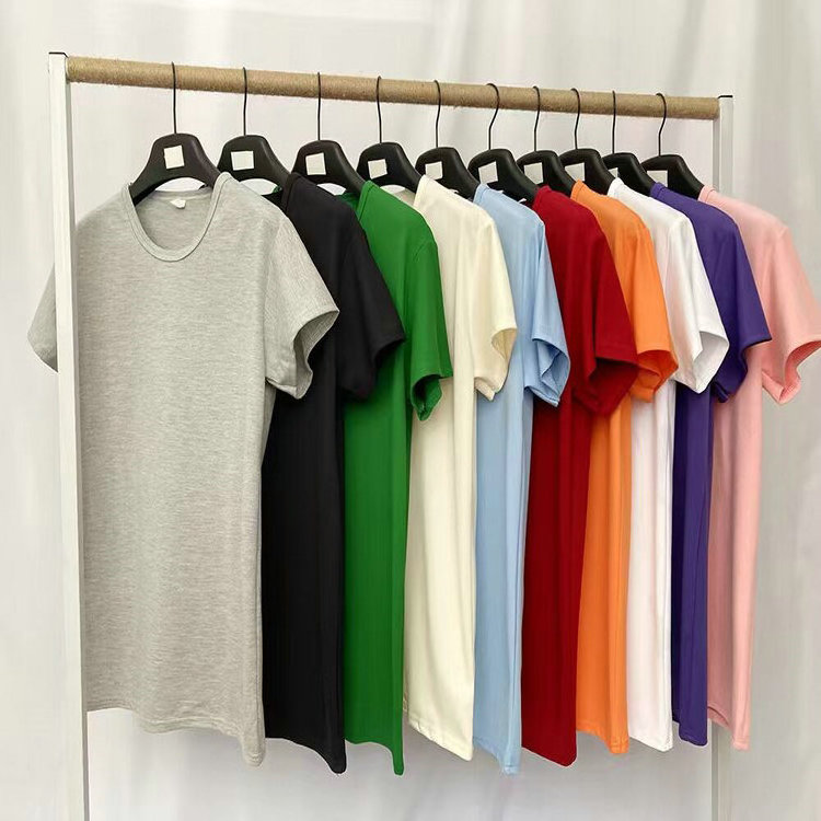 1 Dollar Model FYK051 Outdoor Men Basic Oversized Plain T Shirt Men Summer Clothes With Different Colors