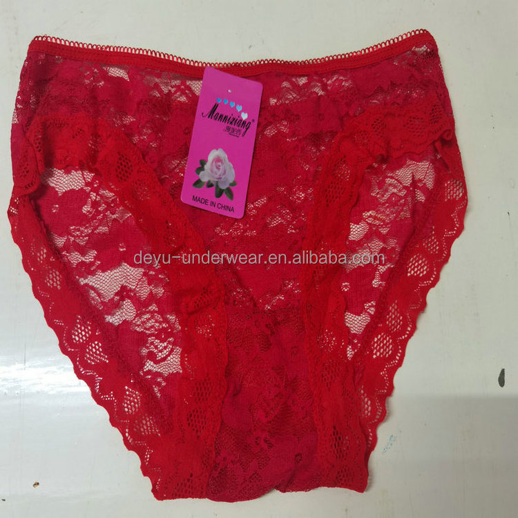 0.2 Dollars Model NK056 Women's Underwear Transparent Lace Underwear Women's Lace Panties Thong With Many Colors