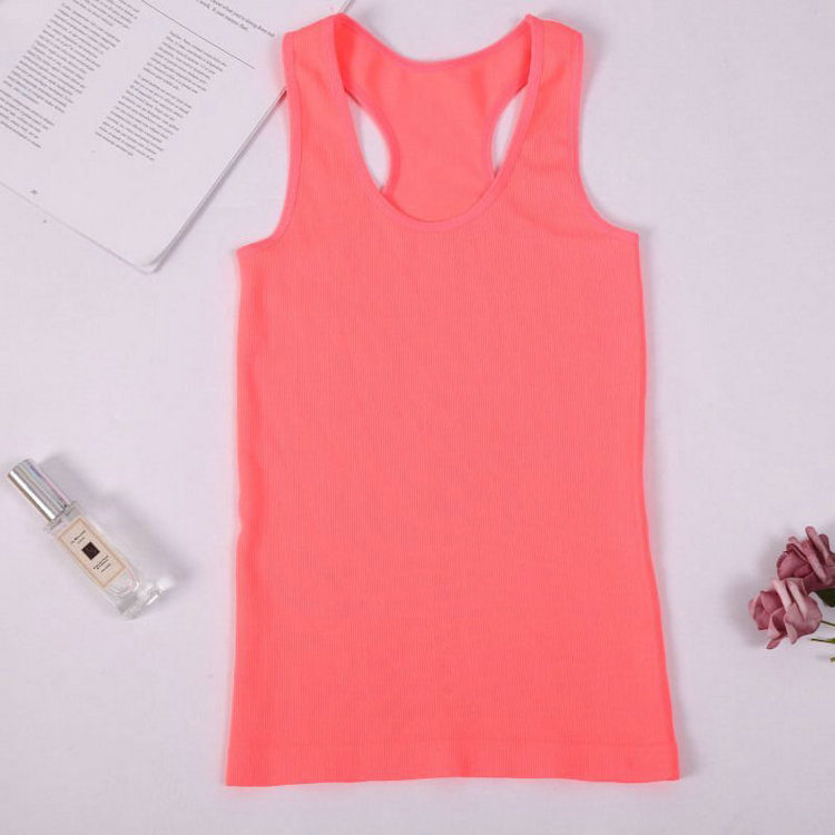 0.79 Dollar Model XSY004 Size Free Women's Sleeveless Polyester Custom Women Tank Top With Many Colors