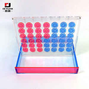 4 in a Row Acrylic Game Board / Acrylic Connect 4 Game