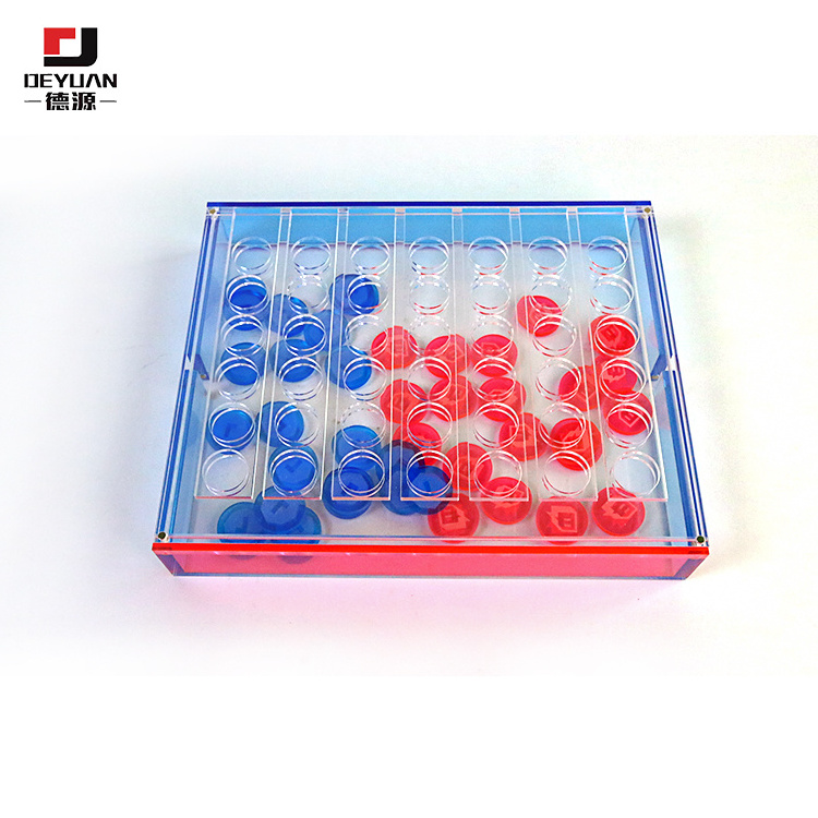 4 in a Row Acrylic Game Board / Acrylic Connect 4 Game