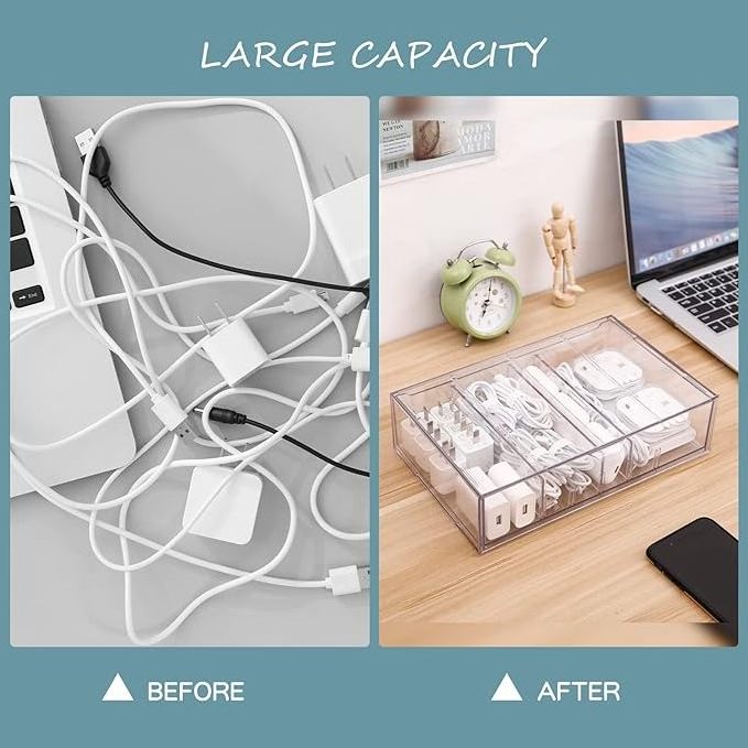 Large Standing Clear acrylic Office Drawer Organizer Drawer Pen Pencil Holder Desk Accessories Storage Display Drawers For Home,