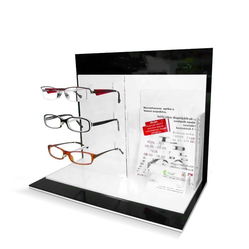 Customize Logo Luxury Model Cosmetic Sunglasses Lipstick Acrylic Display Stand Acrylic Display Racks Makeup Organizer Holder