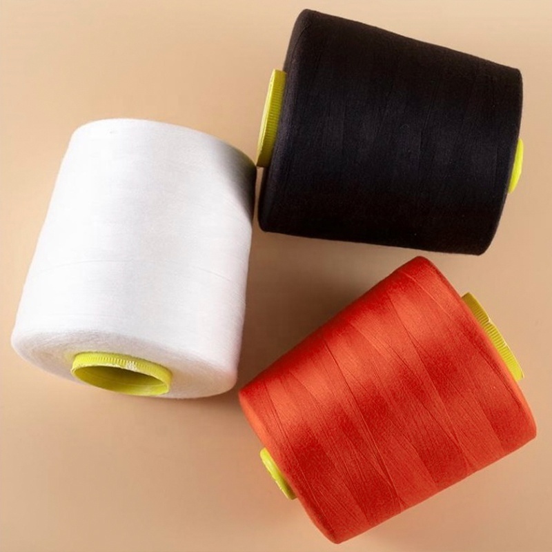 China Supplier 150d Recycled Raw Spun Yarn Polyester Regenerated Yarn For Weaving