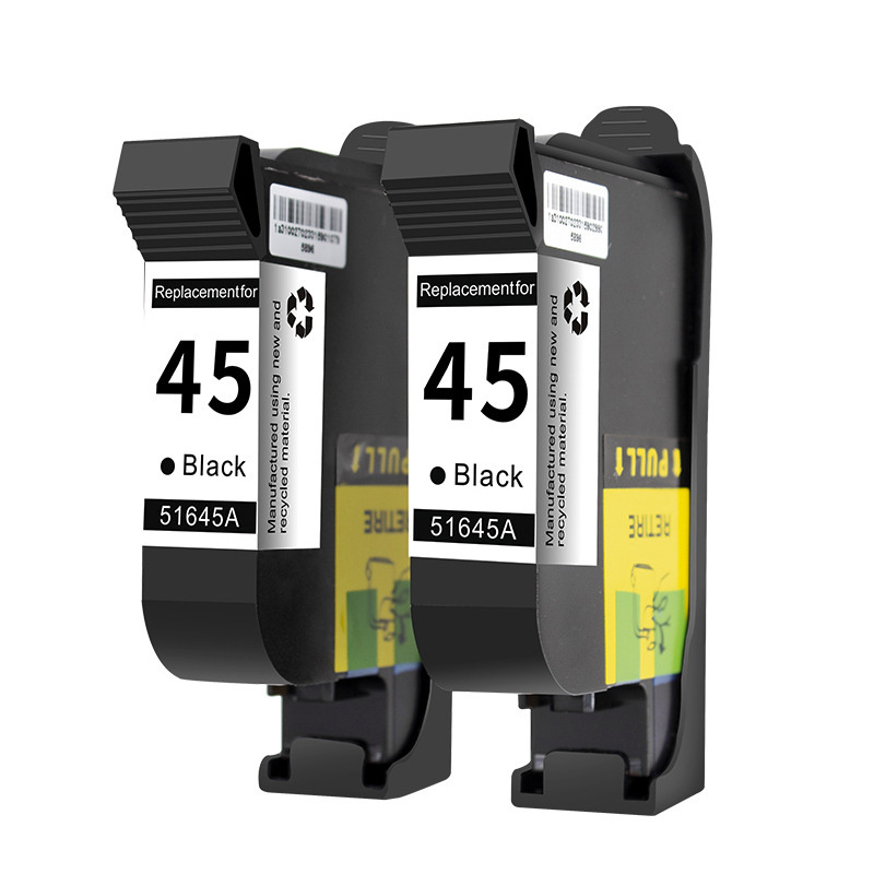 Remanufactured Ink in The USA Cartridge Replacements for HP 45 51645 51645A for HP Printer Color Copier