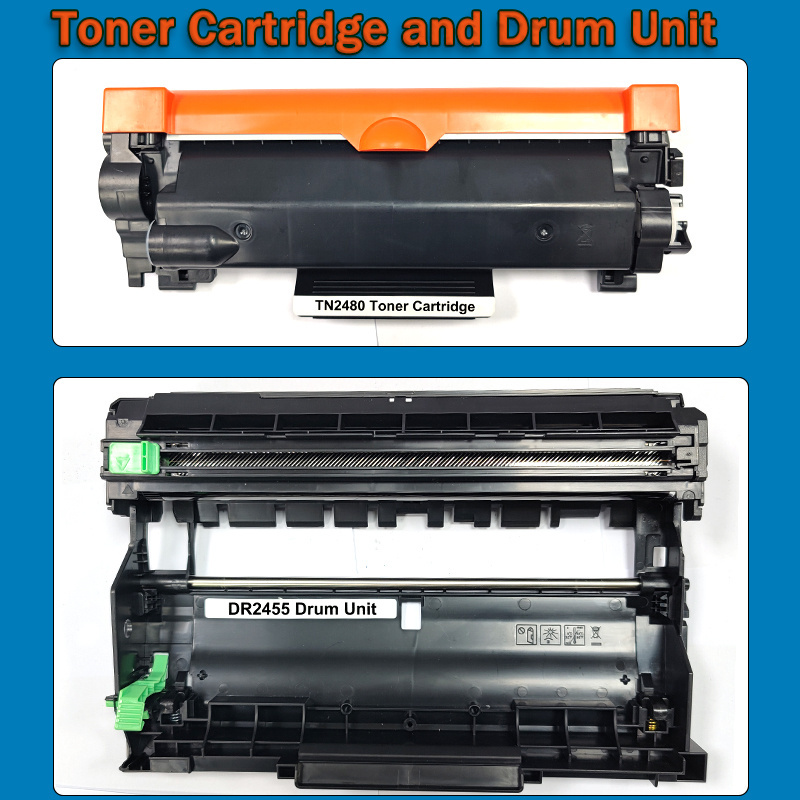 DR2455 drum unit compatible brother DCP-L2531DW,L2535D printer suit for TN2480 toner cartridge DR730 drum kit