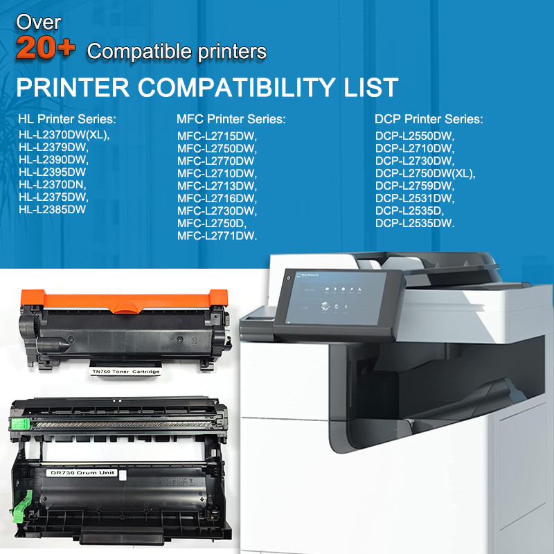 DR2455 drum unit compatible brother DCP-L2531DW,L2535D printer suit for TN2480 toner cartridge DR730 drum kit