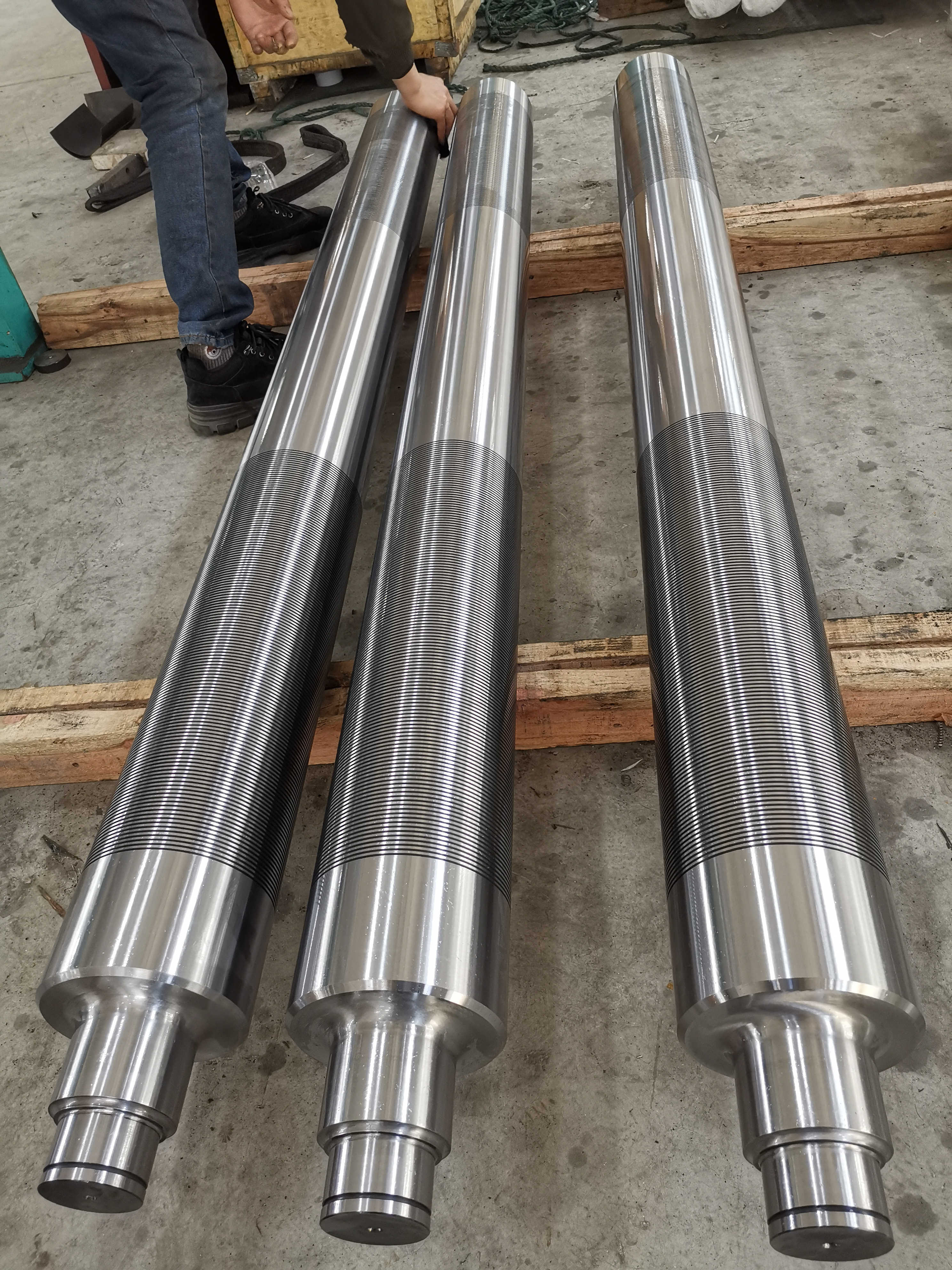 Large Custom Forged Manufacturing Shafts Rudder Shafts /Marine Propeller Shaft