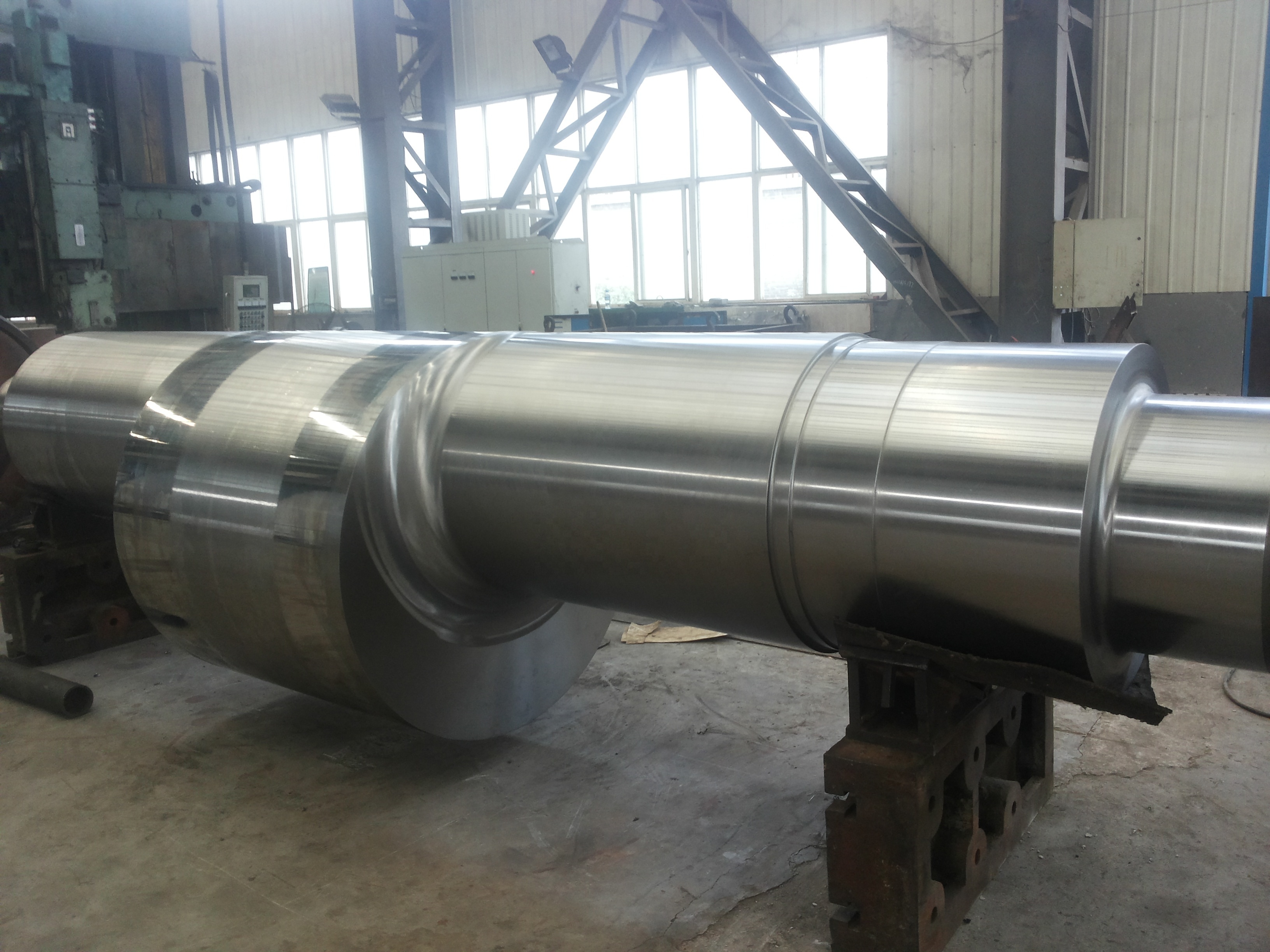 Working Steel Roll Mill Roller shaft Forging Steel Ship Shaft Cylinder drum Propeller long shaft