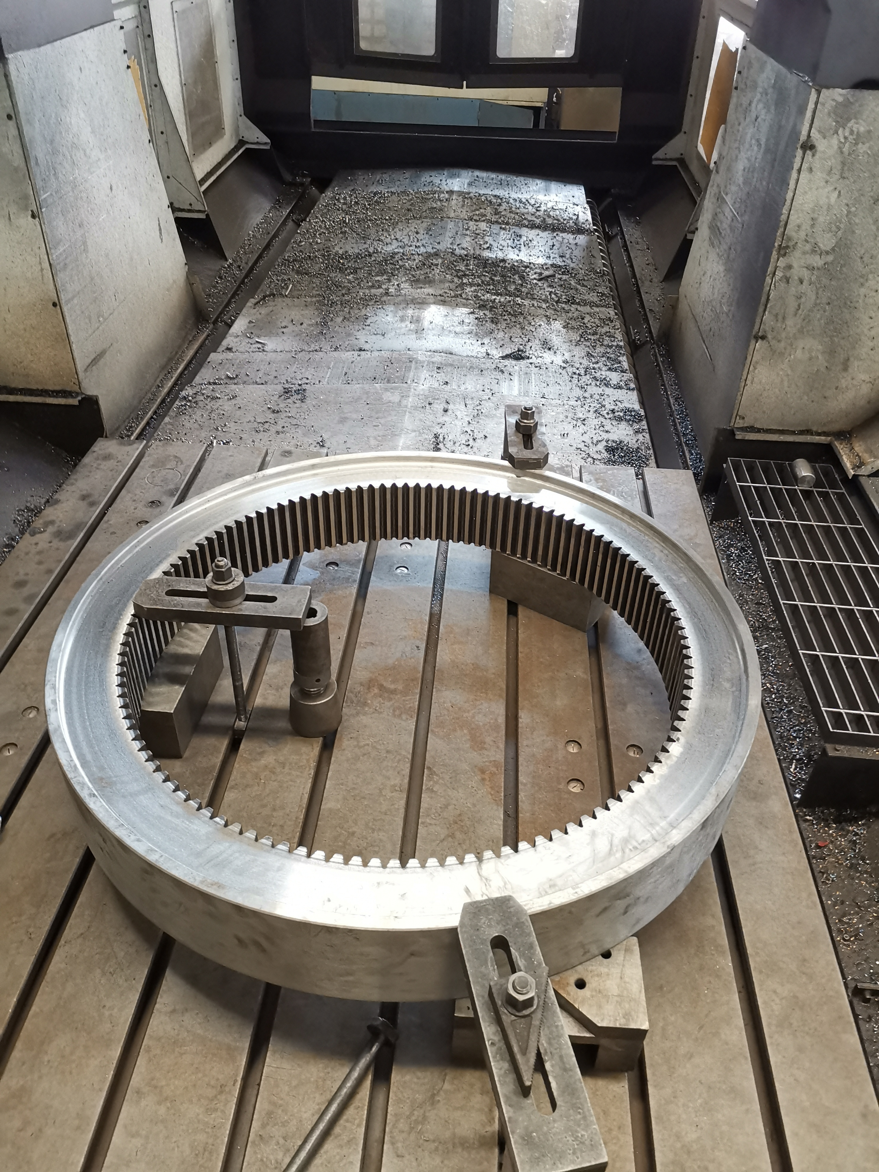 Customized Steel Material Primary Drive Fly Wheel Rotating Internal Ring Gear