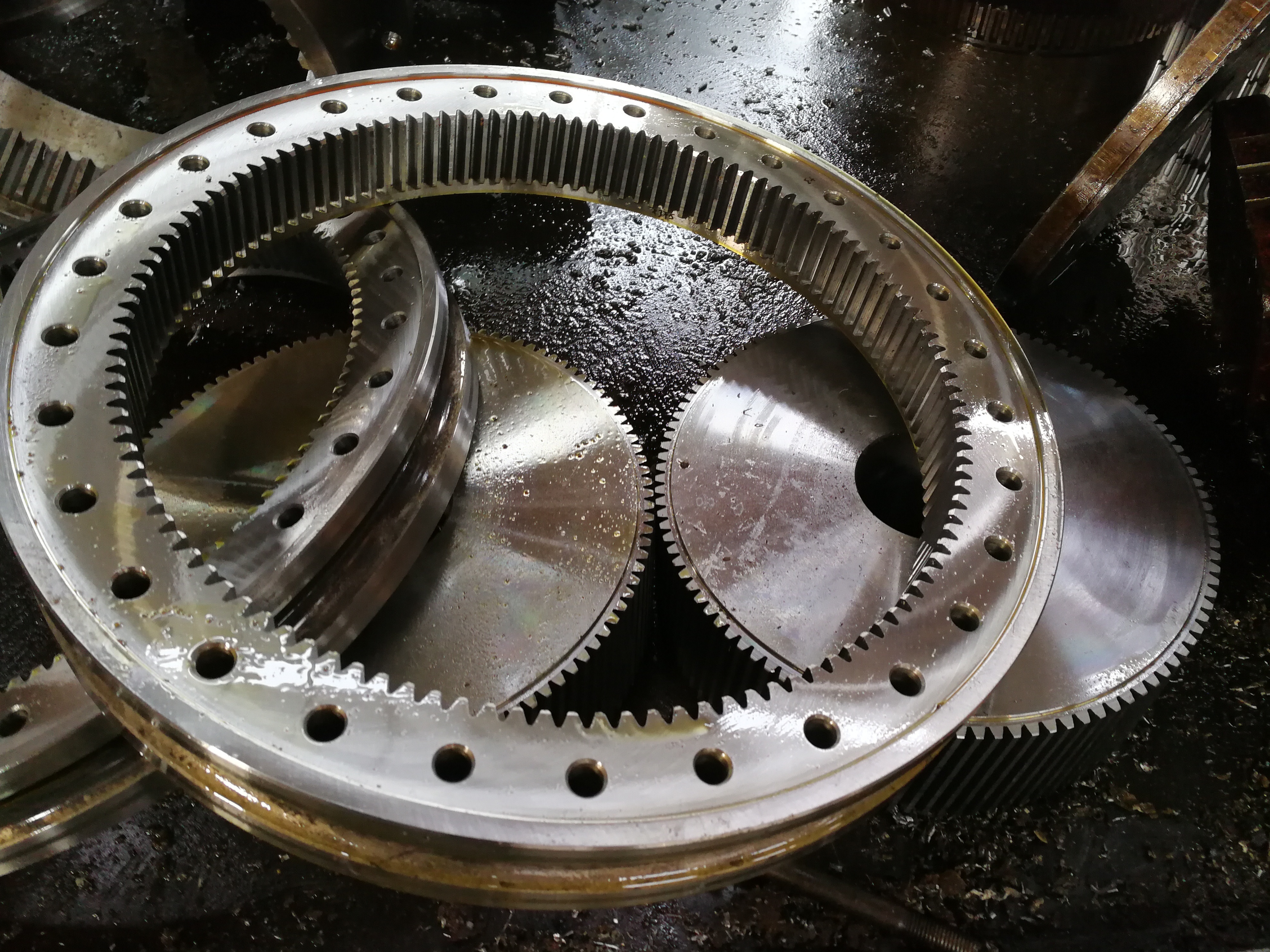 Customized Steel Material Primary Drive Fly Wheel Rotating Internal Ring Gear