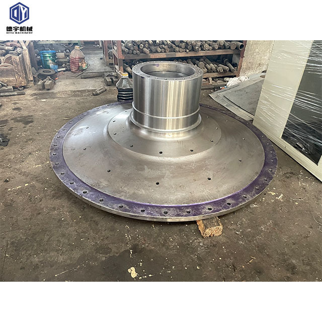 Custom non-standard large size mining part ball mill casting 40Cr steel end cap