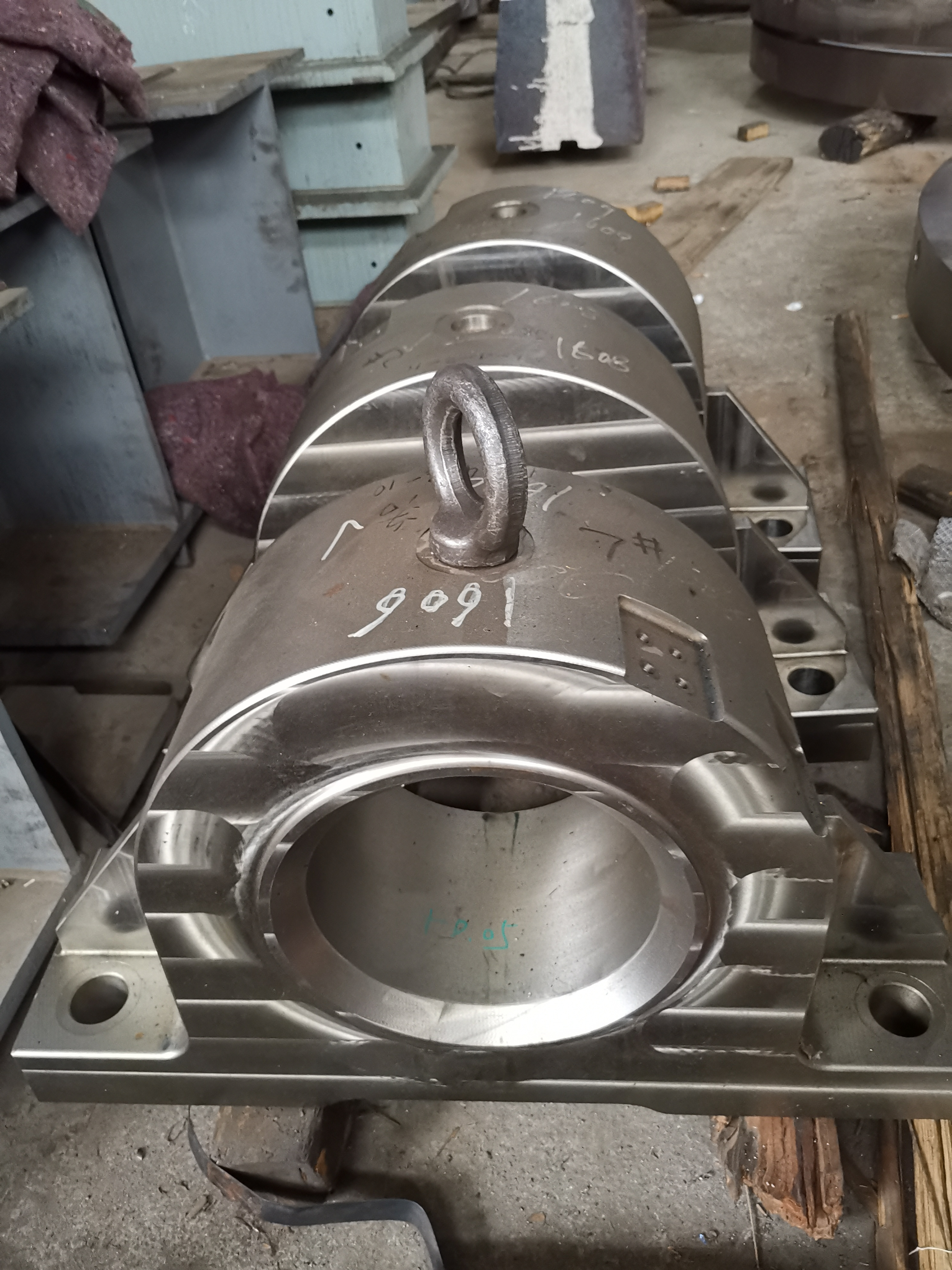 Zg35crmo Foil Mill Big Steel Casting Plummer Block Bearing Housing up Cover Low Cover