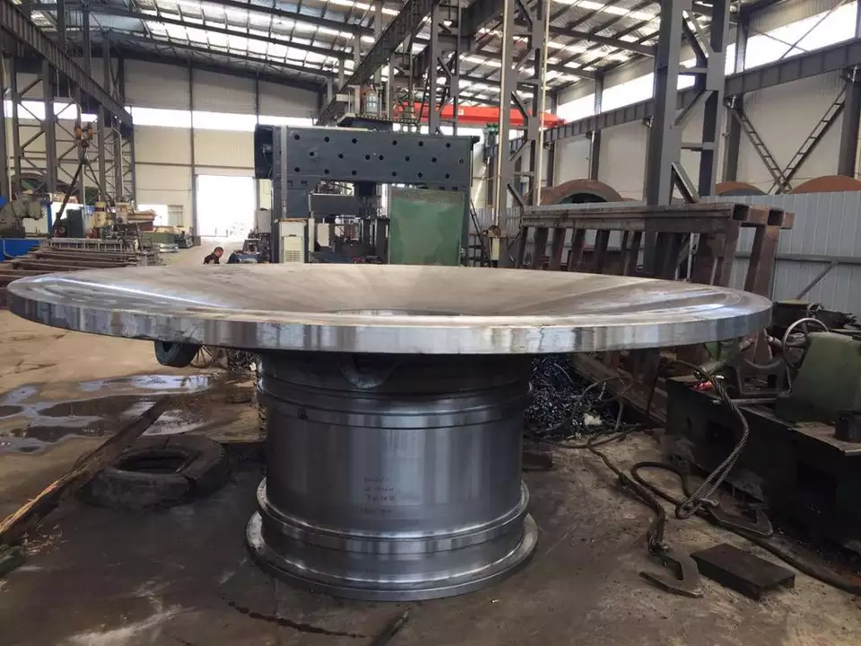 Custom non-standard large size mining part ball mill casting 40Cr steel end cap