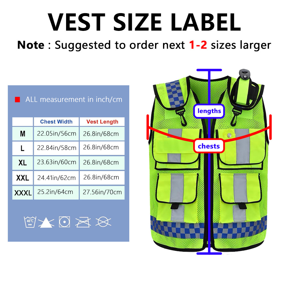 SAILGOOD Manufacturers Sell Well Reflective Safety Vest Green Mesh, Made with 3m Reflective Tape Heavy Duty Vest