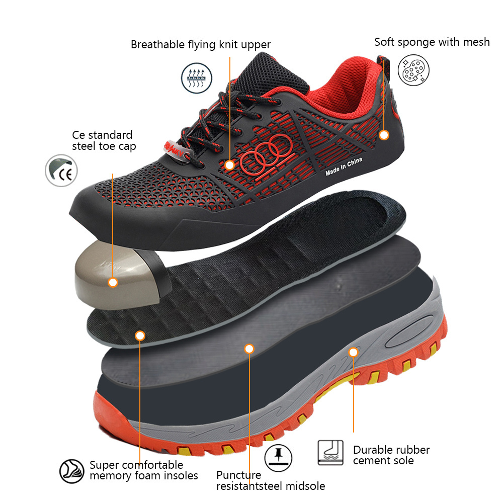 SAILGOOD Steel Toe Insulated Shoes for Men Industrial Construction Shoes Comfortable Lightweight Safety Shoes for Work