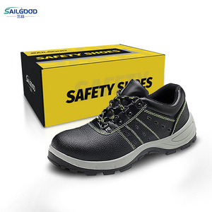 SAILGOOD Soft Men's Non Slip Steel Toe Shoes Lightweight Slip on Working Shoes Indestructible Alloy Toe Construction