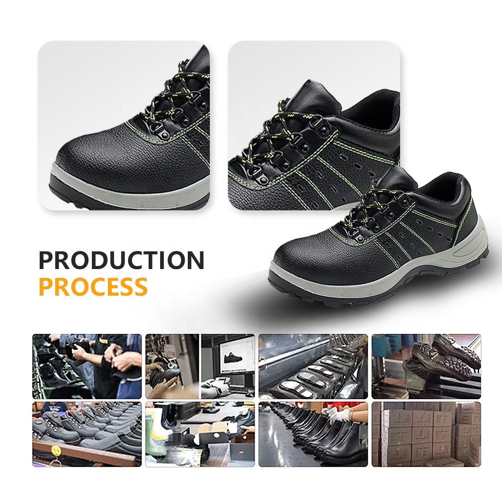 Manufacturer Waterproof Construction Security Boot Industrial Steel Toe Women Men Working Safety Shoes