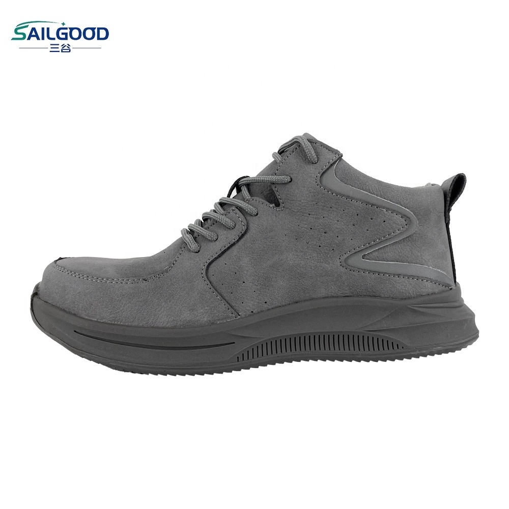 SAILGOOD Heavy Duty Safety Boots Steel Toe for Men with Metal Soft Lightweight Sturdy Non Slip Steel