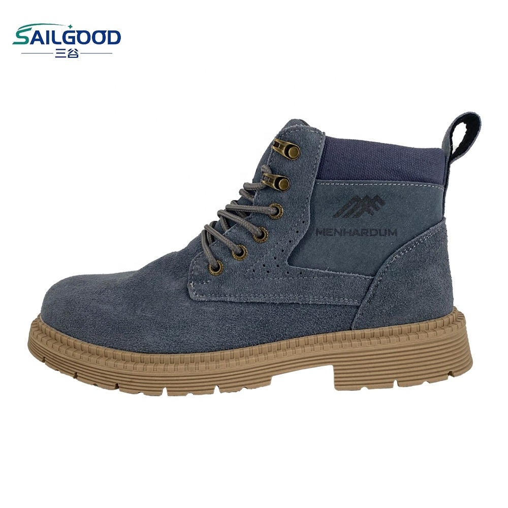 SAILGOOD  Construction Matatarsal Safety Boot Caterpillar Welding Anti Vibration Coal Mine Shoes