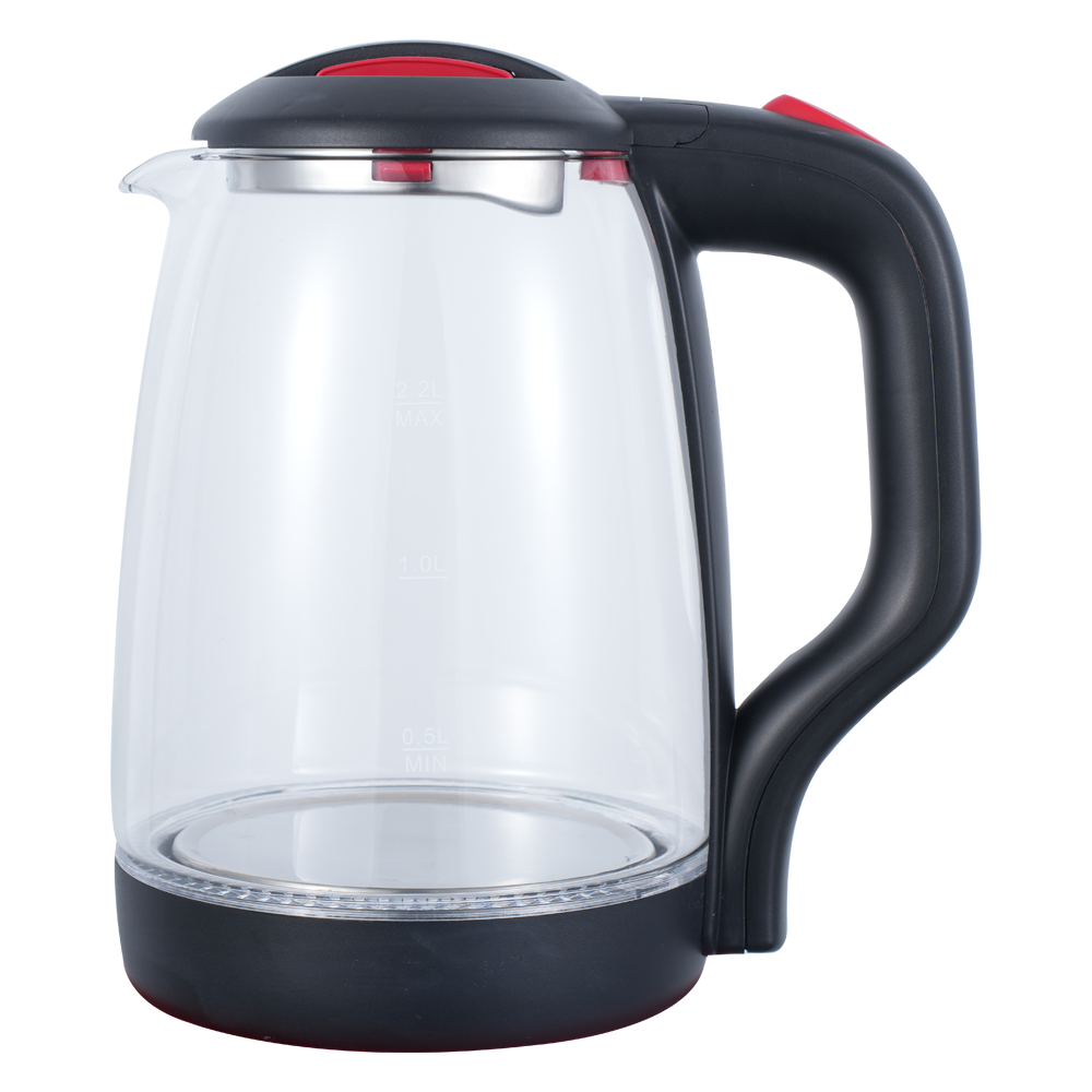 Cordless Portable Glass Tea Kettle Water Heater for Tea Coffee Hot Cocoa Electric Kettle