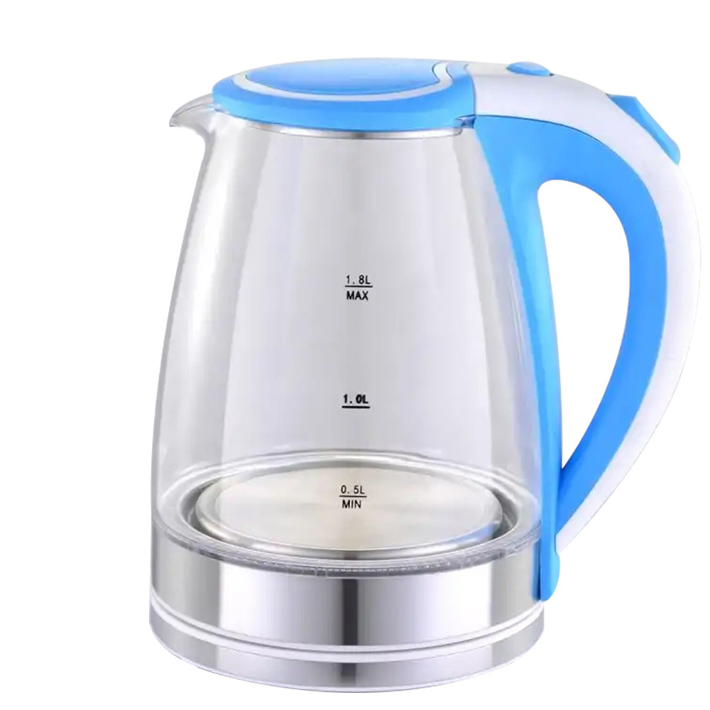 Factory Electric Tea Kettles Glass Pot Electric Hot Water Kettle Glass kettleHigh borosilicate glass kettle