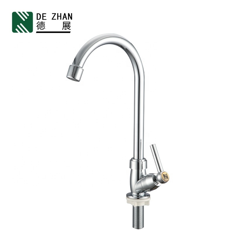 Kaiping Faucet European Type Commercial Single Handle Plastic Kitchen Sink Water Faucet