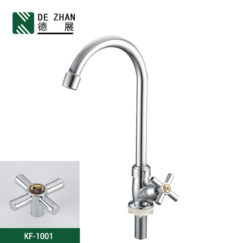 Kaiping Faucet European Type Commercial Single Handle Plastic Kitchen Sink Water Faucet