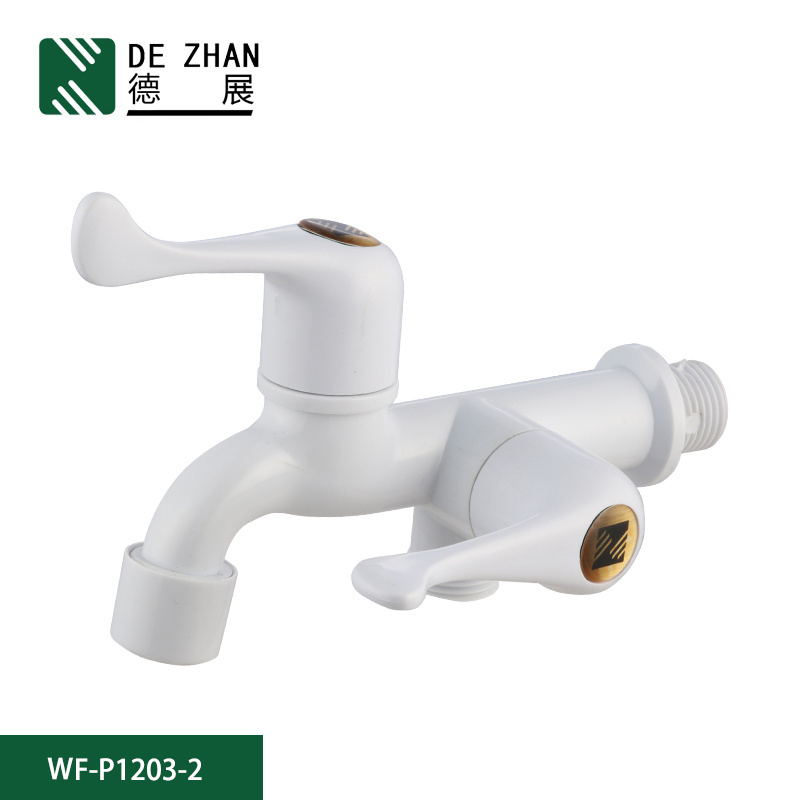 Hot Sale Plastic Bibcock Water Faucet Tap Double Bibcock Faucet