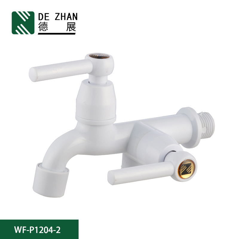 Hot Sale Plastic Bibcock Water Faucet Tap Double Bibcock Faucet