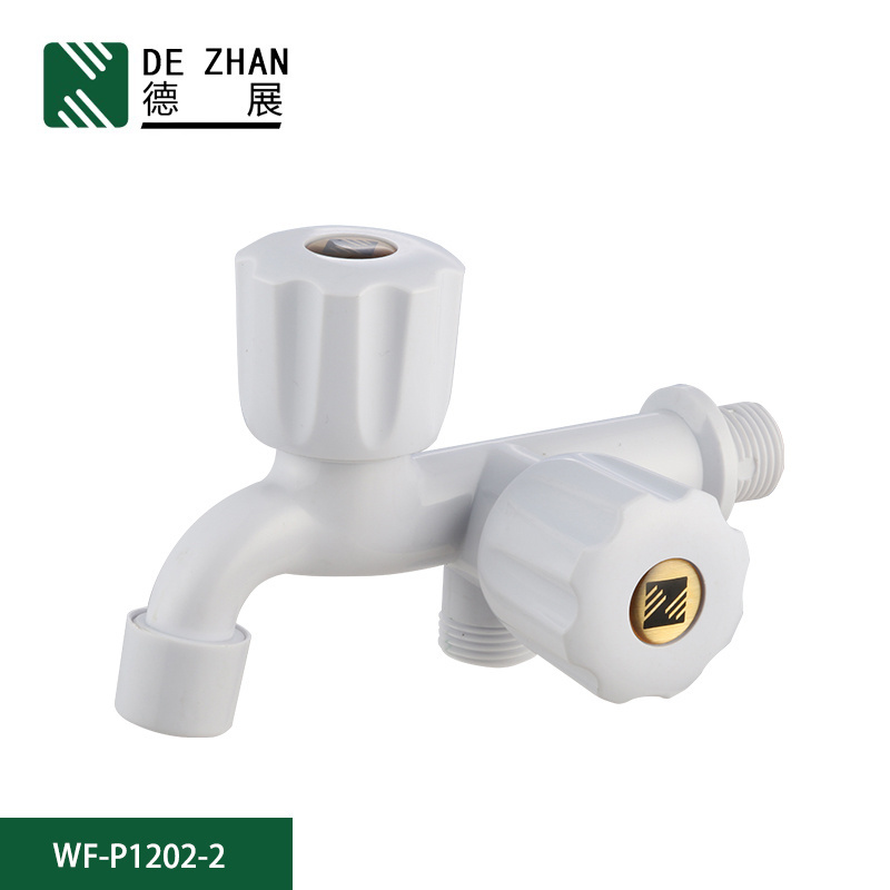 Hot Sale Plastic Bibcock Water Faucet Tap Double Bibcock Faucet