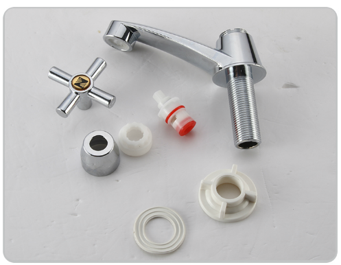 Chrome Plated Plastic Metal hybrid Basin Faucet