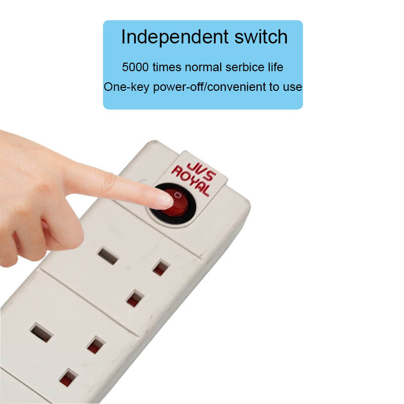 Kuwait Sri Lanka Nigeria Hot sale Electric switch board extention power strip socket power outlet with Fused 3 Pin 13A Uk plug