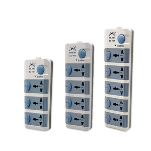 China general 3/4/5 ways electric multi socket goods power strip with individual switch Outlet extension socket