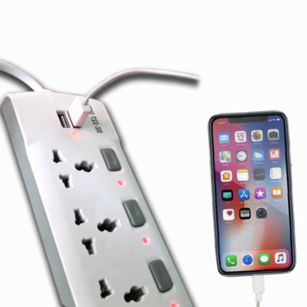 General electric power strip export Myanmar Cambodia Laos universal socket board extension power outlet usb power strip