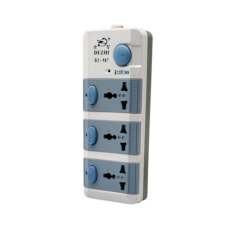 China general 3/4/5 ways electric multi socket goods power strip with individual switch Outlet extension socket