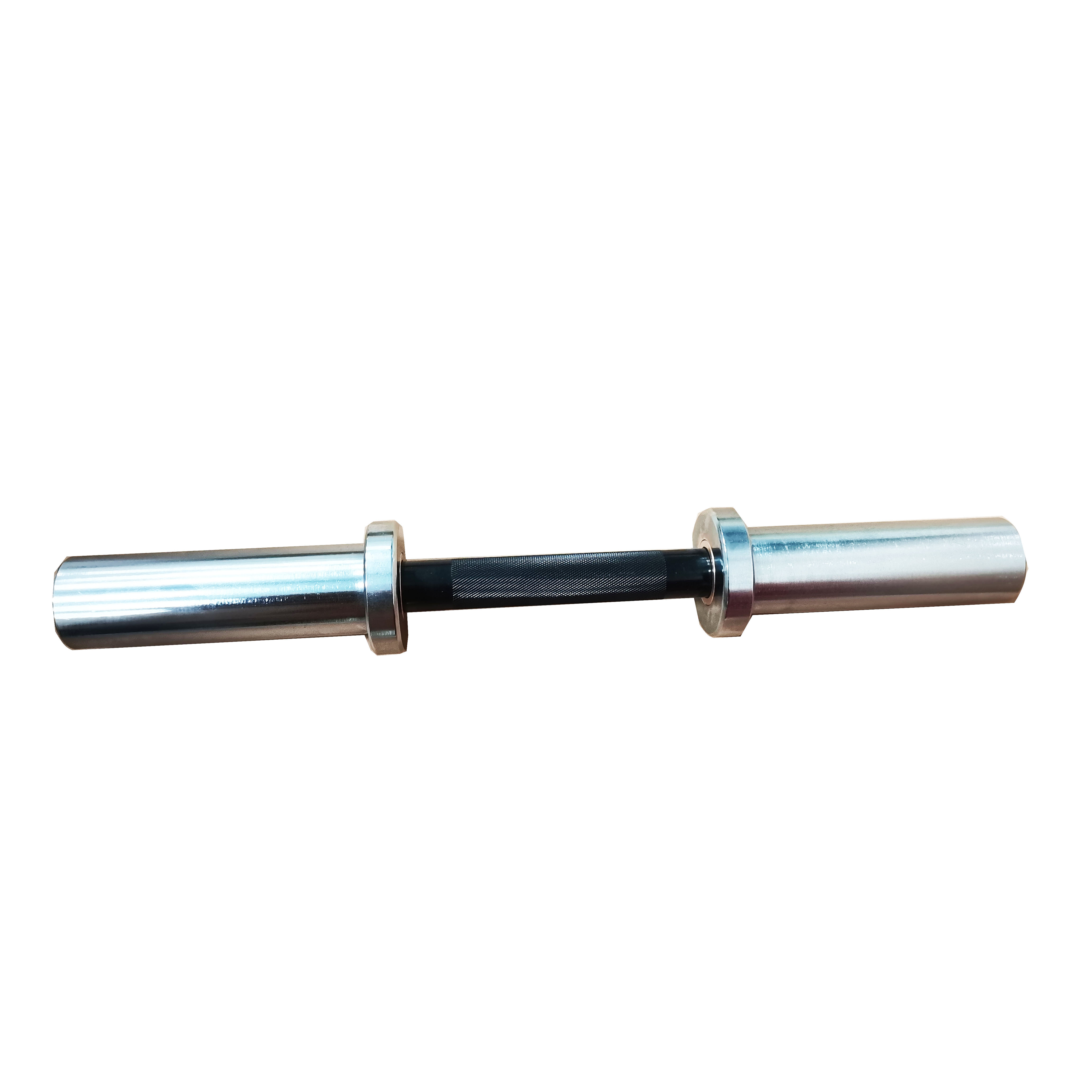 High Quality Gym Fitness Training  2 Inch Sleeve 25/28/30mm Handle Diameter Chrome Short Barbell Bar Dumbbell Handle