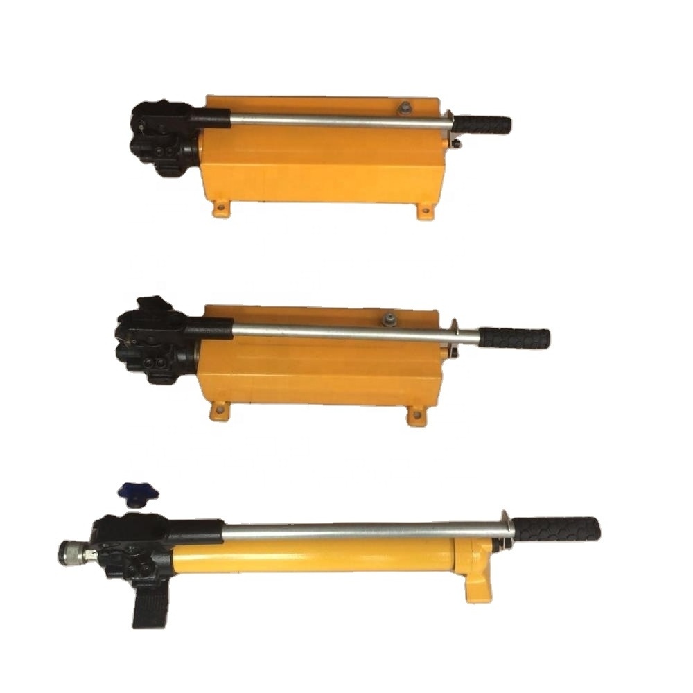 Manual hydraulic hand pump with double acting 70 Mpa high pressure pump