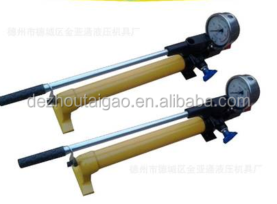 Double acting 700bar piston small 700 bar oil manual hydraulic hand pump