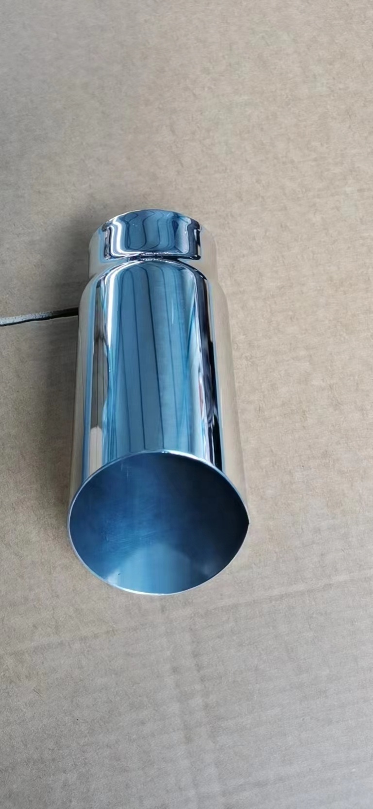 High quality stainless 3'  inlet steel muffler tips exhaust rear parts used for universal cars