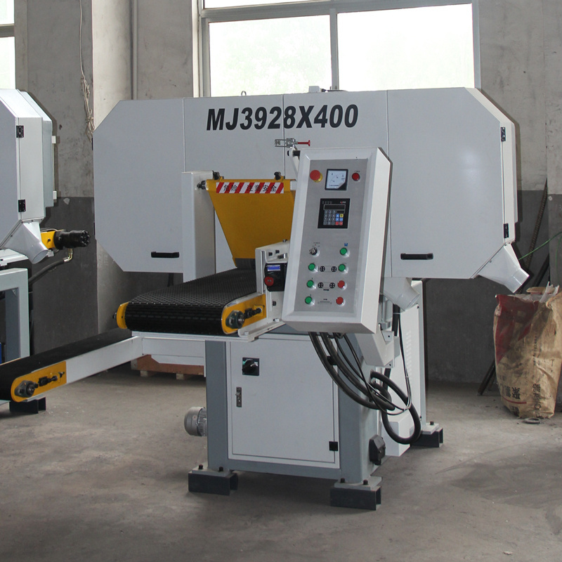 1/6 woodworking horizontal automatic horizontal band saw mill square wood cutting machine for sale horizontal band saw