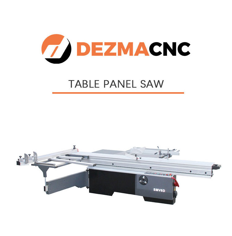 DEZMACNC Wood Cutting Board Plank Table Panel Saw Machine Sliding Table Saw Machine DM-SMV8D