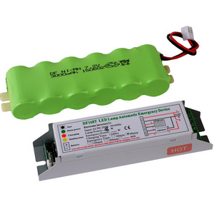 emergency led driver 168T and emergency battery pack NiCd 7.2v3000mAh for -30C low temperature