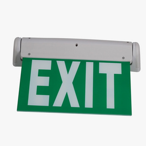 fire exit sign emergency light 3W3hS rechargeable evacuation light with LiFePO4 battery backup